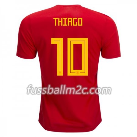 Fußballtrikots Spanien Thiago 10 Heim Trikotsatz WM 2018